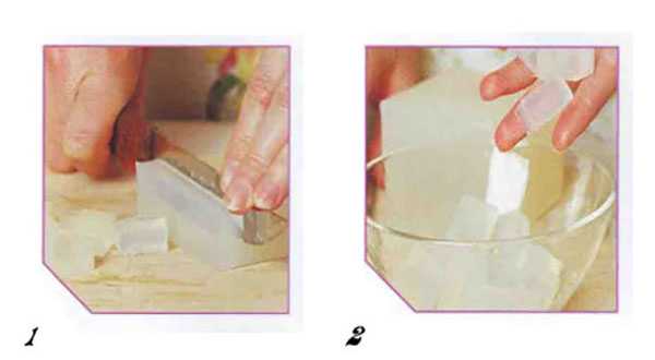 Мыло из мыльной основы: шаг 1